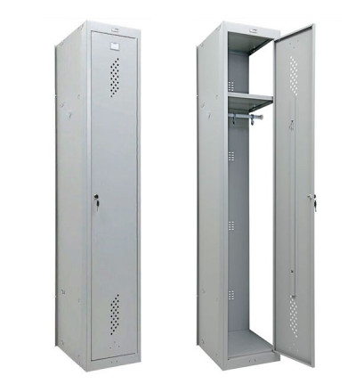 Шкаф для раздевалок ПРАКТИК усиленный ML 01-30 дополнительный модуль (LS-001)