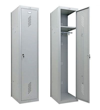 Шкаф для раздевалок ПРАКТИК усиленный ML 01-40 дополнительный модуль (LS-001-40)