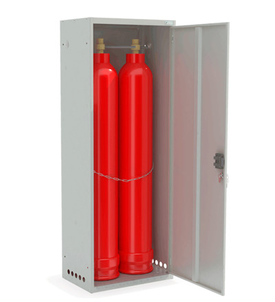 Шкаф для кислородного баллона ШГР 40-2-4(2х40л)