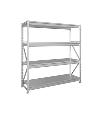 Стеллаж MS Pro Z 2500х2400х1000 (4 яруса со сплошным настилом)