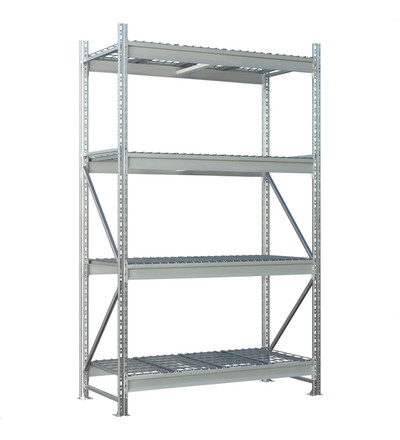Стеллаж MS Pro Z 2500х2700х1000 (4 яруса с сетчатым настилом)