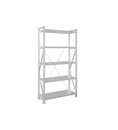 Стеллаж MS U 2000x1000x400/5 перфорированные полки